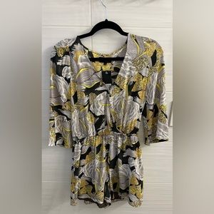 MAAC London Olive Print Romper size S